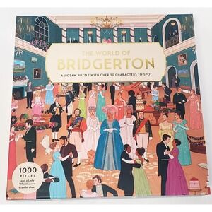 The World of Bridgerton 1000 PC Whistledown Sheet 30 Characters Open Box Unused